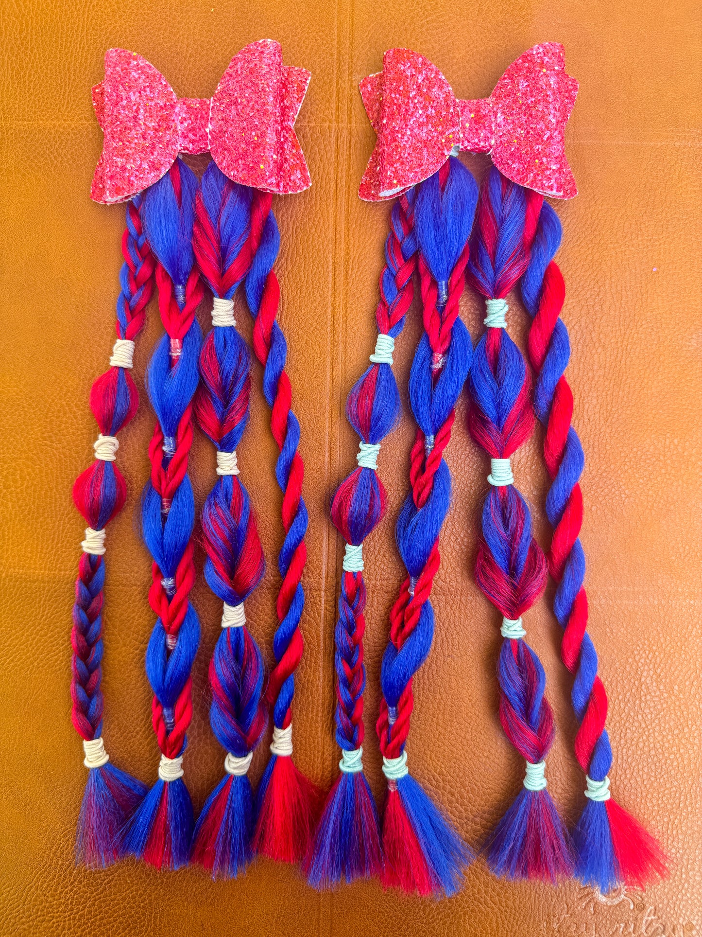 Mafia Bow Braids MTO