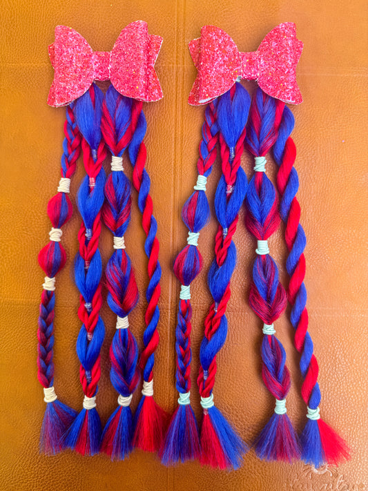 Mafia Bow Braids MTO