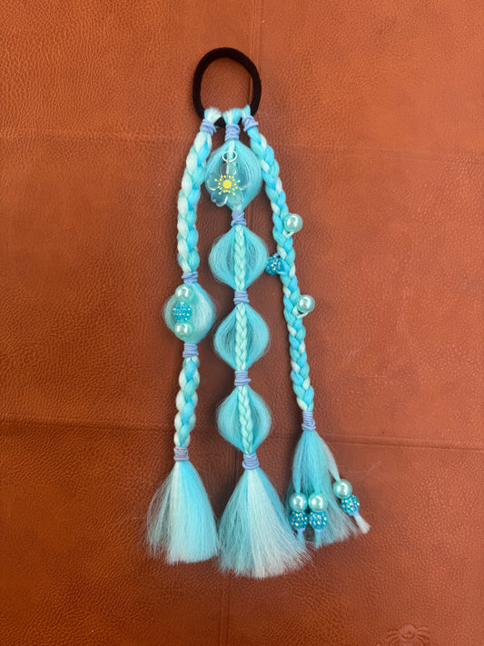 Beaded Blue Pony